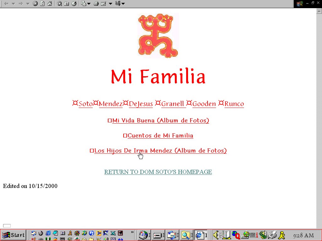 Family pictures, stories, etc.